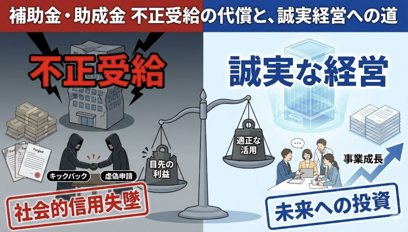 補助金・助成金の不正受給が招く経営リスクと、巧妙化する手口の背景