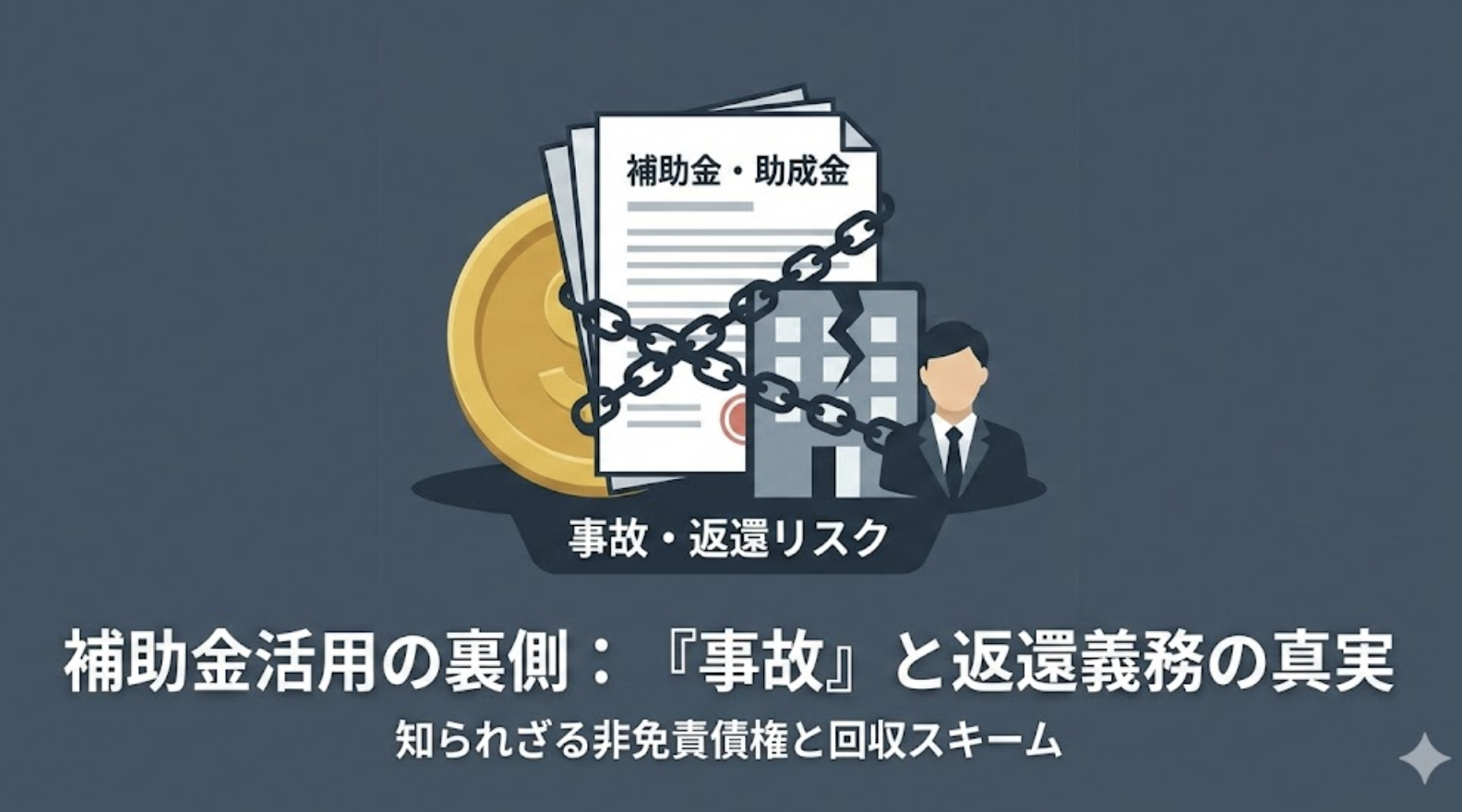 補助金事業における「事故」と返還義務の真実：事業再構築補助金の裏側に潜むリスク