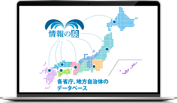 毎日２回各自治体省庁から収集